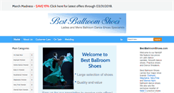 Desktop Screenshot of bestballroomshoes.com